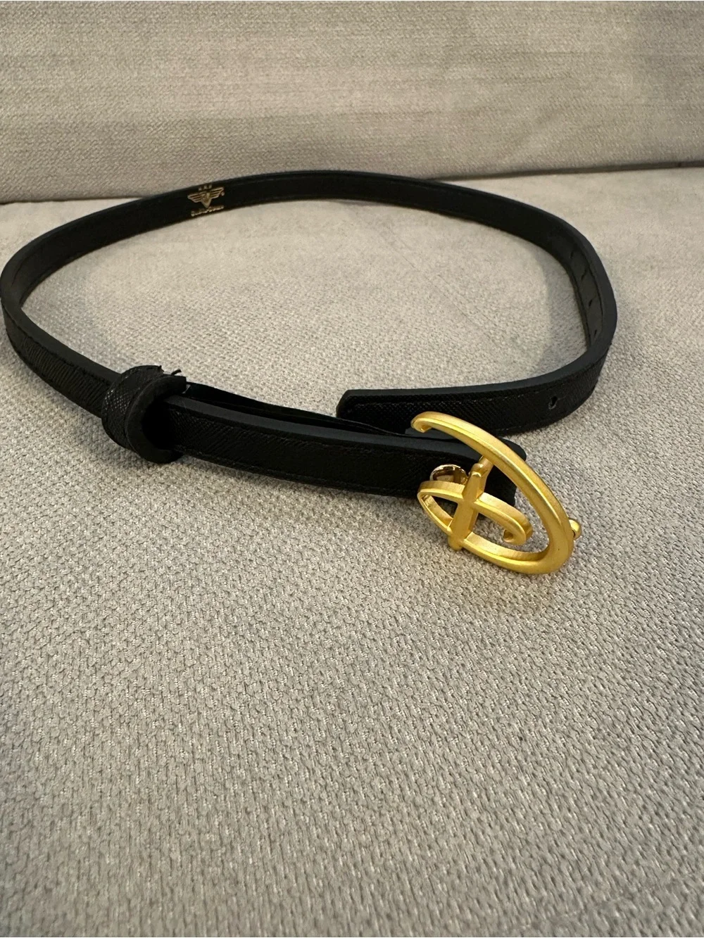 Kids Disney Belt with Gold Logo Buckle